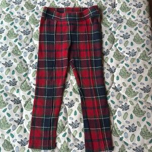 Janie and Jack plaid leggings